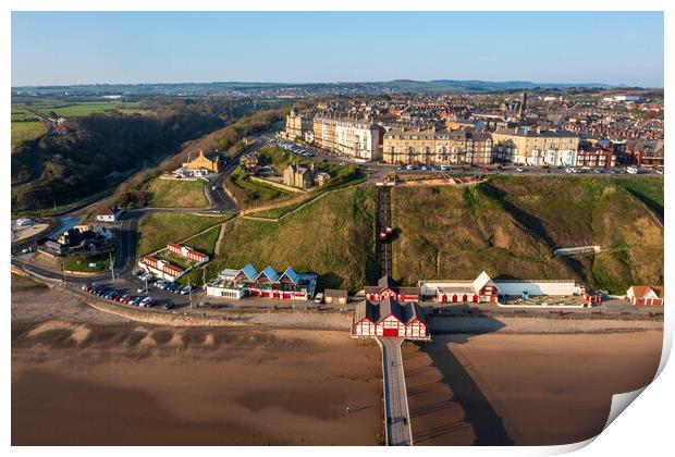 Saltburn from Above Print by Tim Hill
