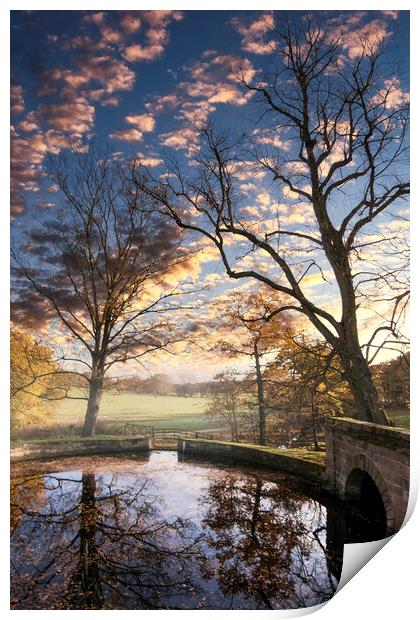 Autumn Sunset Wakefield Print by Tim Hill