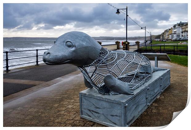 Filey Giant Seal Print by Tim Hill