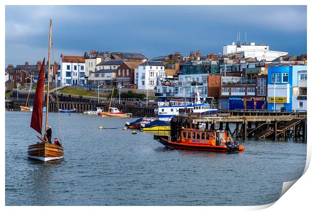 Bridlington Seafront Print by Tim Hill