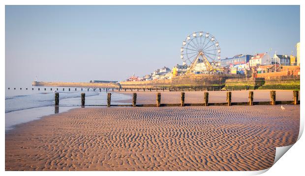 Bridlington Beach East Yorkshire Print by Tim Hill