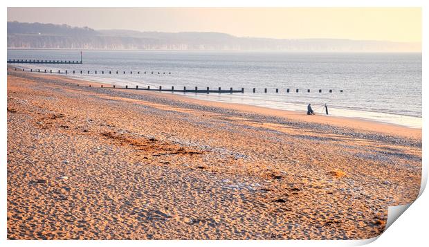 Bridlington North Beach Fisherman Print by Tim Hill