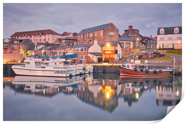 Seahouses Northumberland Print by Tim Hill