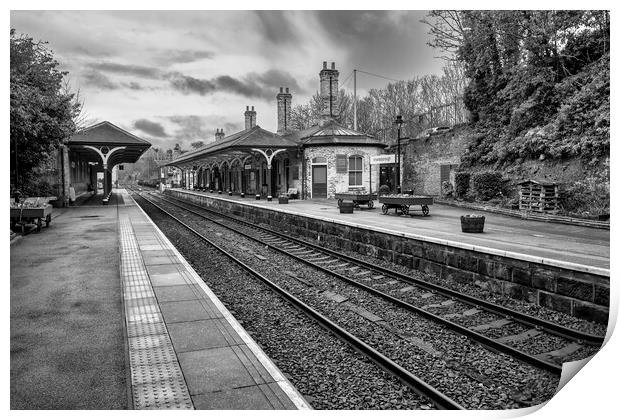 Knaresborough Railway Station Print by Tim Hill