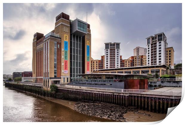 Baltic Flour Mill Gateshead Print by Tim Hill