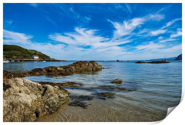 Porthdinllaen Bay Print by Tim Hill