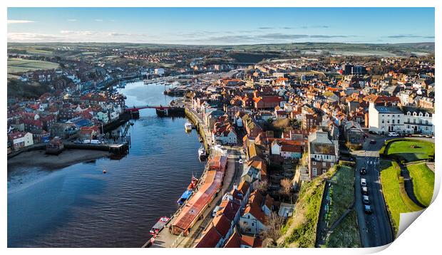 Majestic Whitby Scene Print by Tim Hill