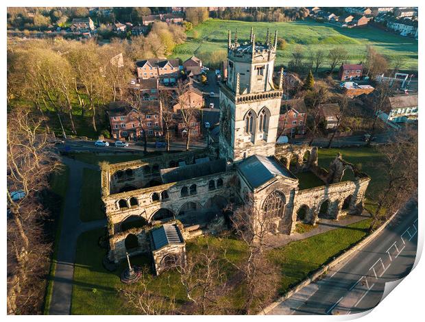 All Saints Church A Historic Landmark Print by Tim Hill