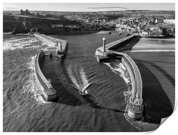 Escaping the Harbour Print by Tim Hill