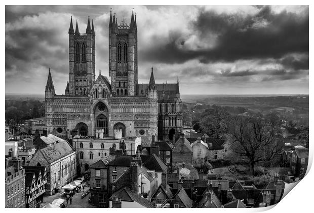 Timeless Beauty of Lincoln Cathedral Print by Tim Hill