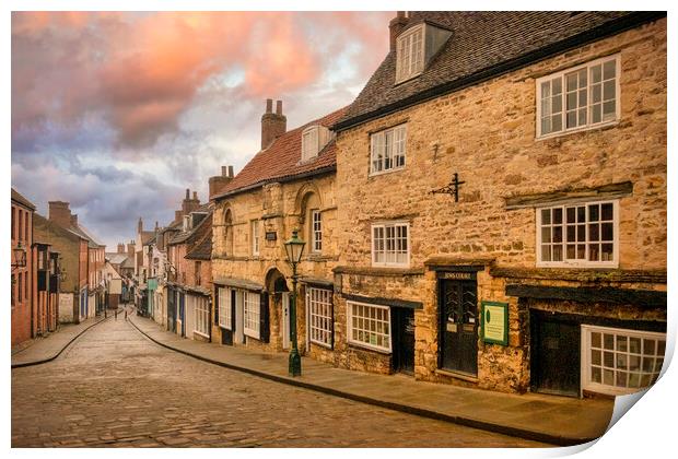 The Charming and Historic Steep Hill Print by Tim Hill
