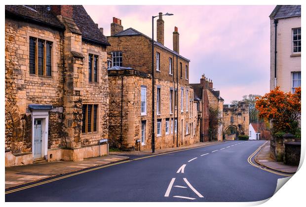 Pottergate, City of Lincoln Print by Tim Hill