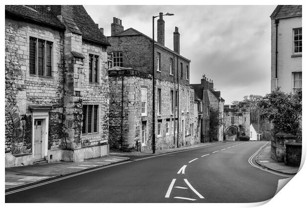 Pottergate, City of Lincoln Print by Tim Hill