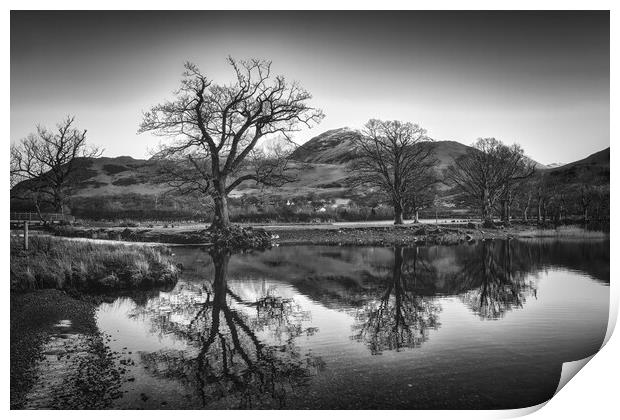  Buttermere Black and White Photography Print by Tim Hill