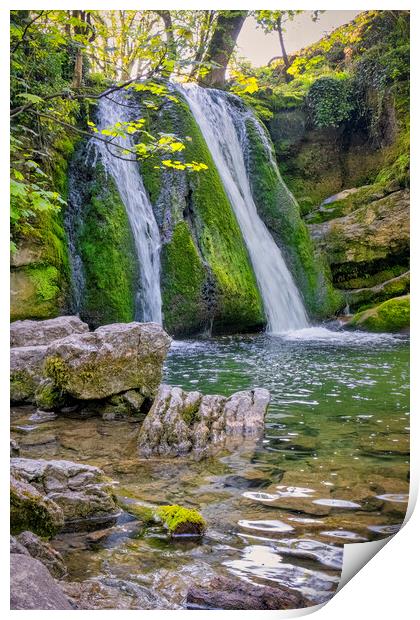 Janet's Foss: Springtime in Malham Print by Tim Hill