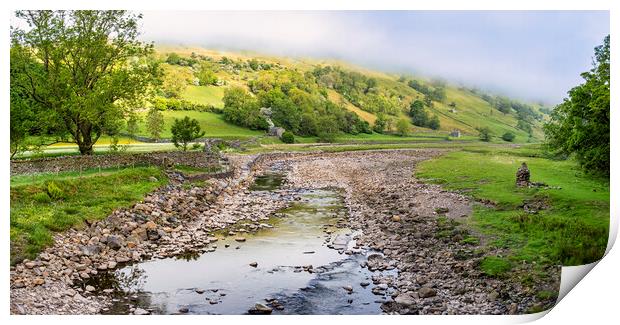 Muker to Keld Walk: Swaledale Panoramic Print by Tim Hill