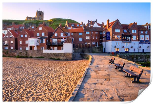 Whitby Tate Hill Pier Print by Tim Hill