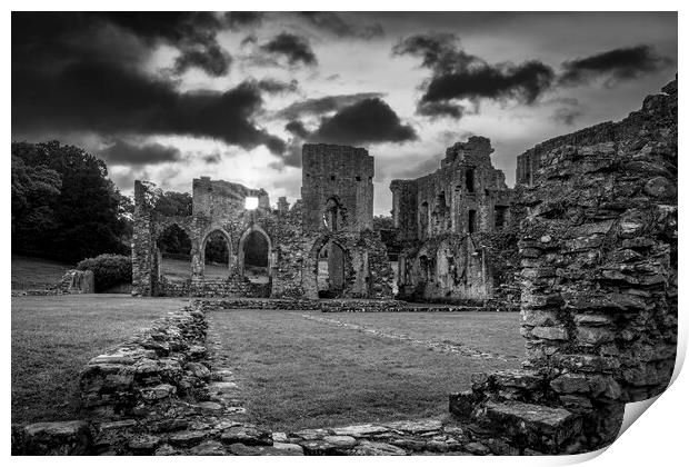 Easby Abbey North Yorkshire Print by Tim Hill