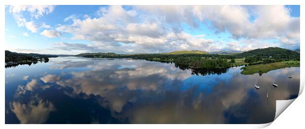 Lake Windermere Reflections Print by Tim Hill