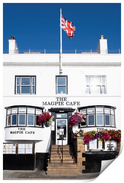 The Magpie Cafe Whitby Print by Tim Hill