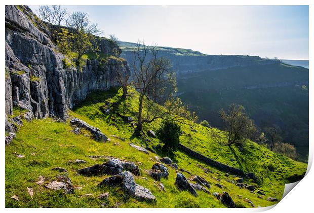 Malham Cove Yorkshire Dales Print by Tim Hill