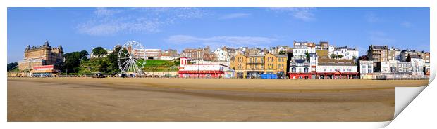 Scarborough Seafront Panoramic Print by Tim Hill