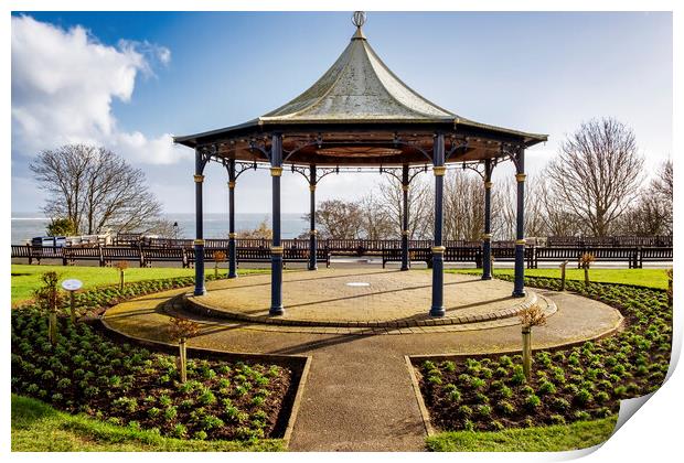 Filey Bandstand Print by Tim Hill