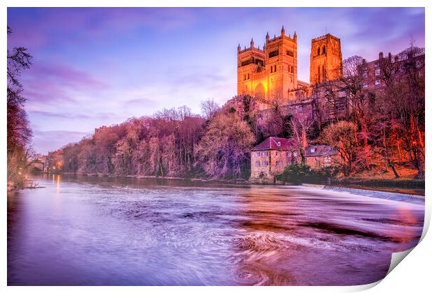 Durham Cathedral River Wear Print by Tim Hill