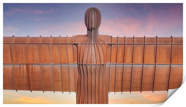 Angel Of The North Print by Tim Hill