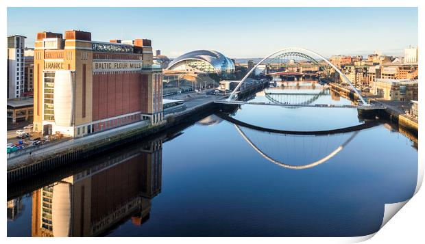 Baltic Flour Mill River Tyne Print by Tim Hill