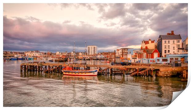 Bridlington Seafront Yorkshire Coast Print by Tim Hill