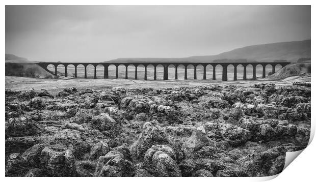 Ribblehead Viaduct Print by Tim Hill