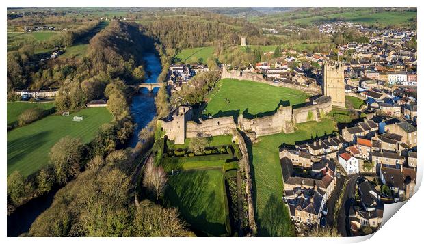 Green Bridge Richmond North Yorkshire Print by Tim Hill