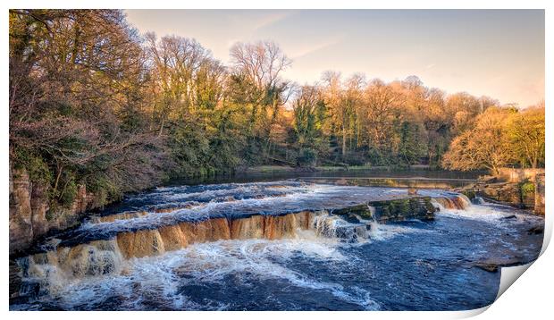 Richmond Falls North Yorkshire Print by Tim Hill