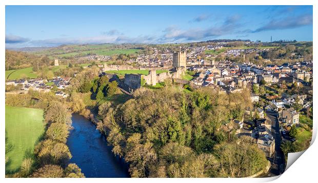 Green Bridge Richmond North Yorkshire Print by Tim Hill