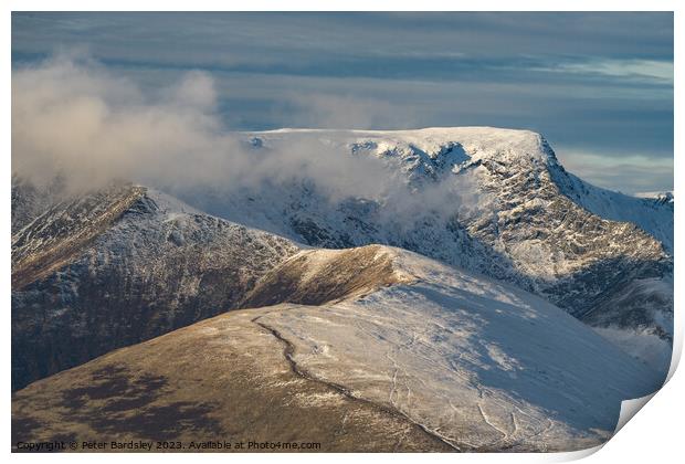 Outdoor mountain Print by Peter Bardsley