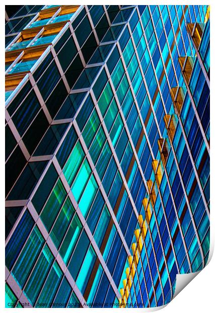 High Rise Print by Jean Gilmour