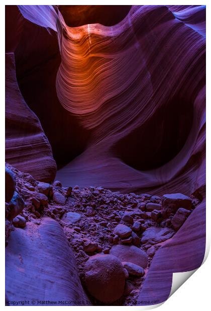 Lower Antelope Canyon 4 Print by Matthew McCormack