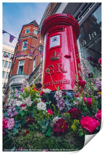 Post Box Print by Matthew McCormack