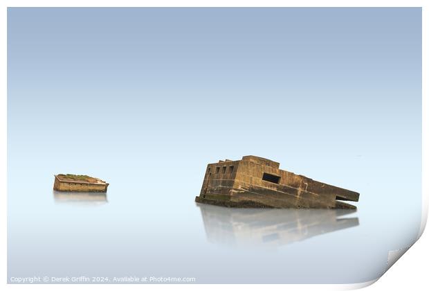 Wrecks – Warden Point Battery III Print by Derek Griffin