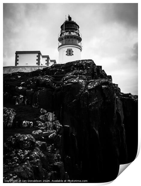 Neist Point  Lighthouse Print by Ian Donaldson