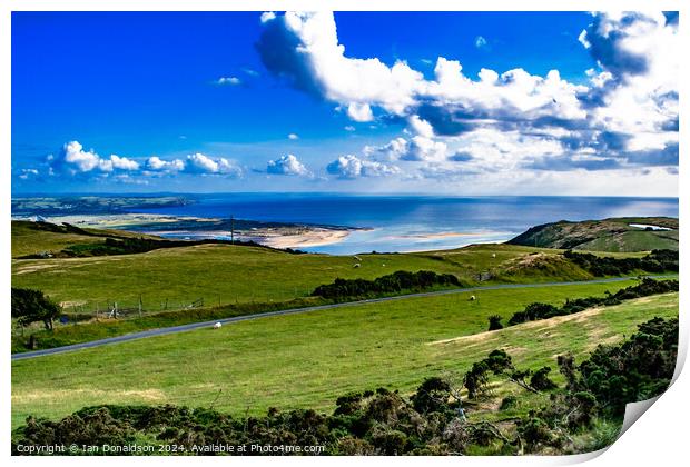 Aberdovey Bay Print by Ian Donaldson