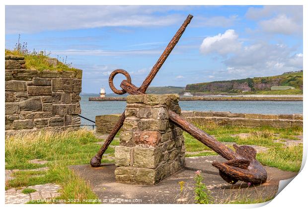 Walled Up Anchor Print by Darrell Evans