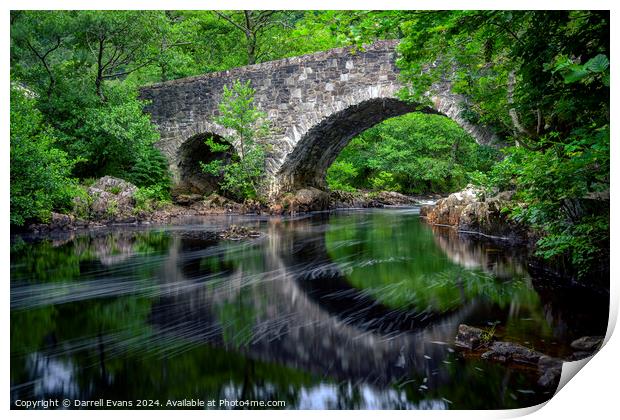 Dundonnell River Crossing Print by Darrell Evans