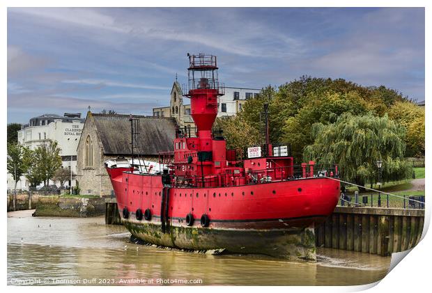 Light Vessel 21 Print by Thomson Duff