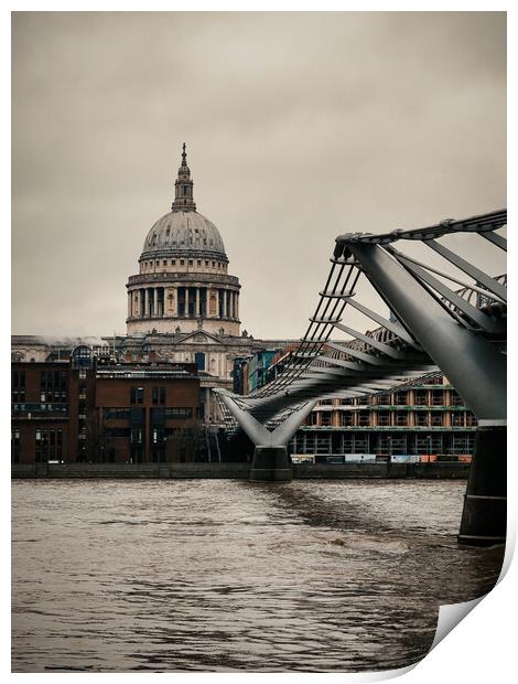 Dome Across The River Print by Martyn Large
