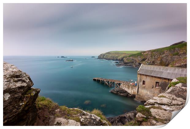Abandoned Beauty at Lizard Point Print by Matthew Grey