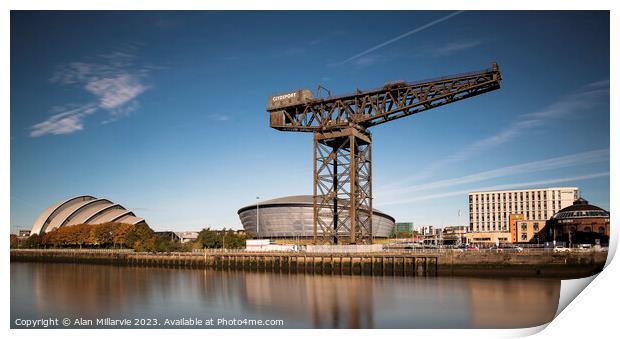 Finnieston Crane Clydeside Print by Alan Millarvie