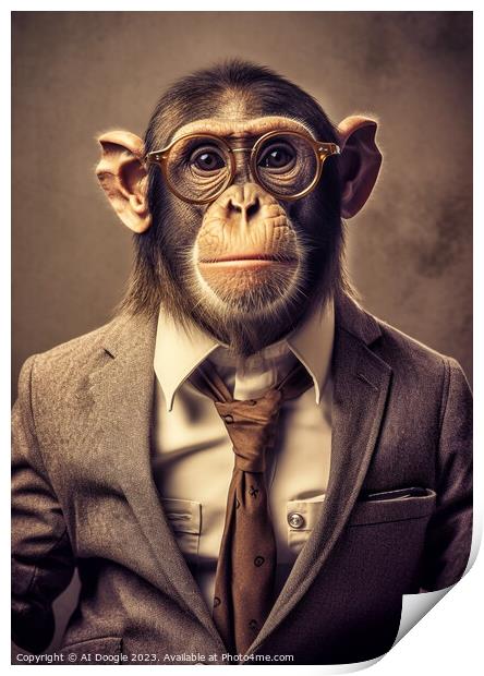 Monkey Business Print by Craig Doogan Digital Art