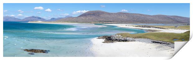 Majestic Harris and Lewis Beach Print by Richard Armstrong
